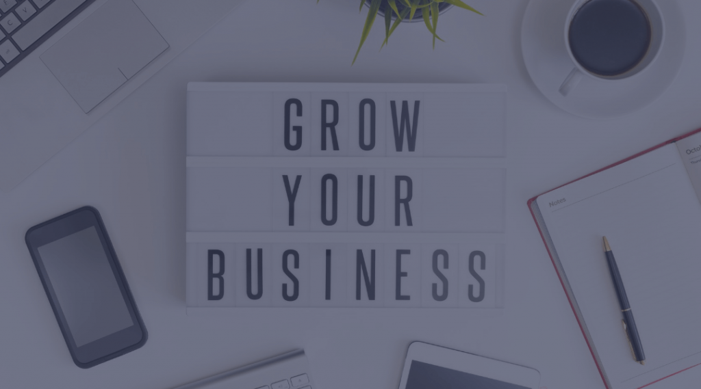 Grow your business sign